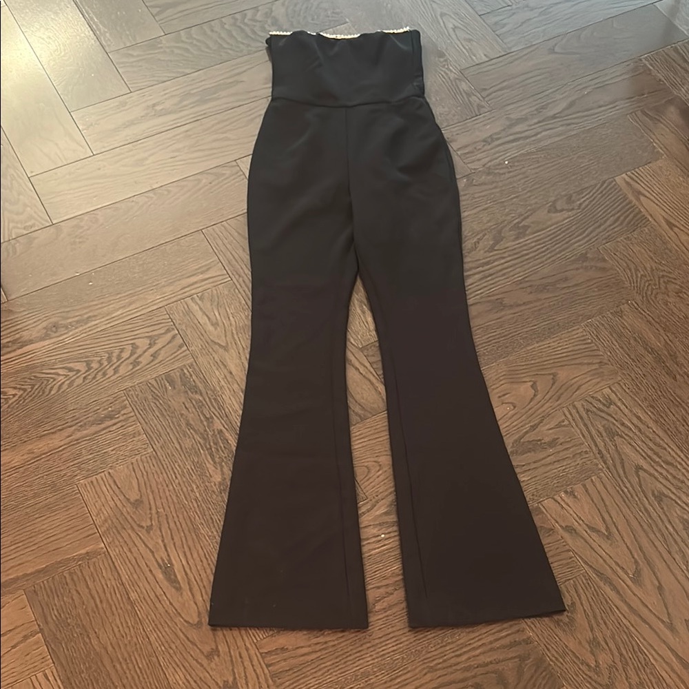 Elegant Black Flared Women's Pants